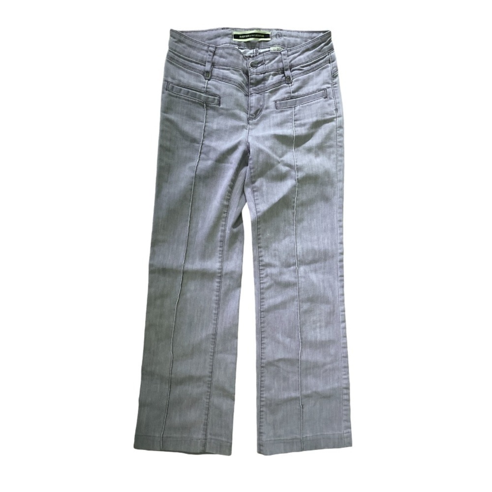 Daughter of The Liberation Anthropologie Gray Wide Leg Jean